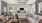 a clubroom with a couch and a coffee table